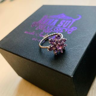 アナスイ(ANNA SUI)のANNA SUI セーラームーン　幻の銀水晶リング　シルバー　パープル　伊勢丹(リング(指輪))