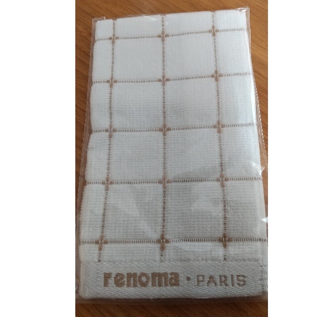 RENOMA(レノマ)のrenoma☆タオル☆新品未開封 メンズのファッション小物(ハンカチ/ポケットチーフ)の商品写真