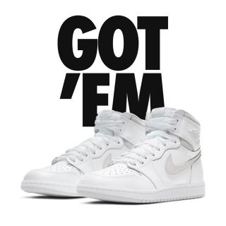 ナイキ(NIKE)のNIKE AIR JORDAN 1 HIGH 85 Neutral Grey(スニーカー)