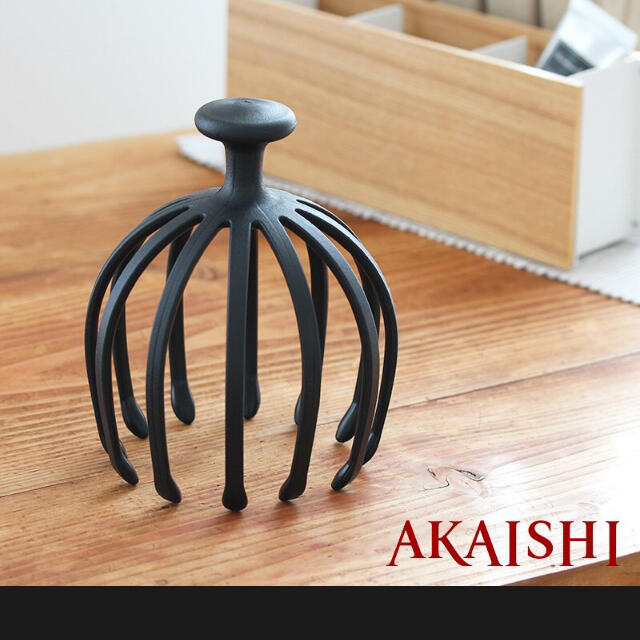 AKAISHI ツボヘッド ツボ押し マッサージ器 頭 指圧 セルフヘッドスパ コスメ/美容のボディケア(ボディマッサージグッズ)の商品写真