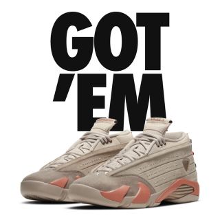 ナイキ(NIKE)のNIKE AIR JORDAN 14 LOW CLOT Terracotta(スニーカー)