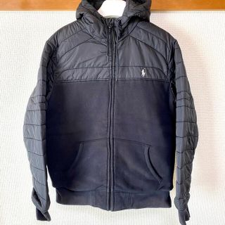 ポロラルフローレン(POLO RALPH LAUREN)の【美品】ラルフローレン フードブルゾン/ジャケット ブラック M(ブルゾン)