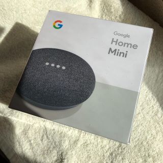 グーグル(Google)のGoogle home mini チャコール(その他)