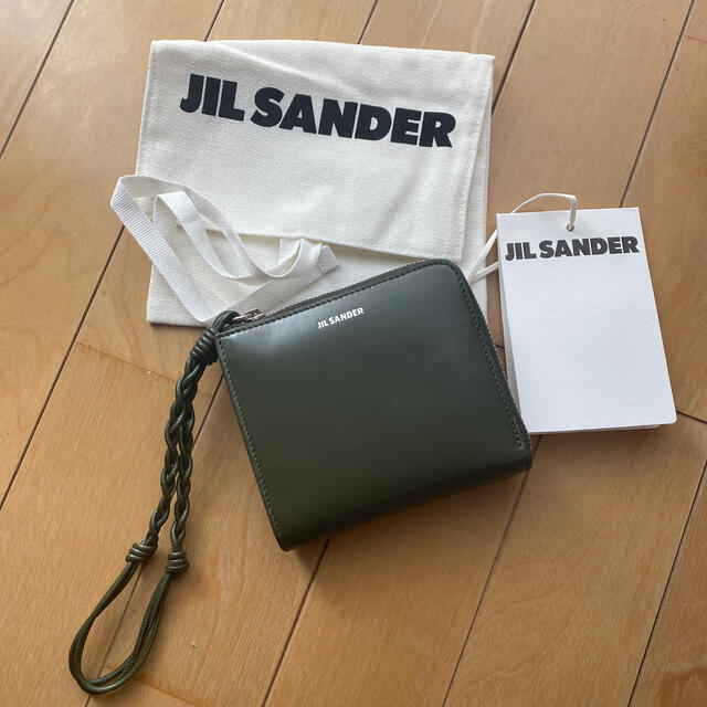 Jil Sander(ジルサンダー)の専用　sanae様　ジルサンダー　jilsander カーキ　財布　ストラップ レディースのファッション小物(財布)の商品写真