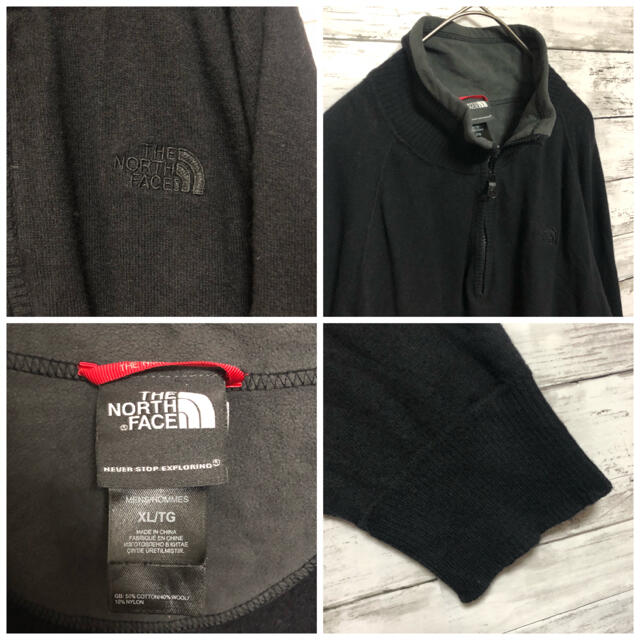 THE NORTH FACE(ザノースフェイス)の【美品】×【希少】ノースフェイス　ゆるだぼ　ハーフジップ　セーター　フリース メンズのトップス(ニット/セーター)の商品写真