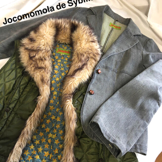 ホコモモラ(Jocomomola)のJocomomola de Sybilla デニム2wayジャケット　サイズ40(Gジャン/デニムジャケット)