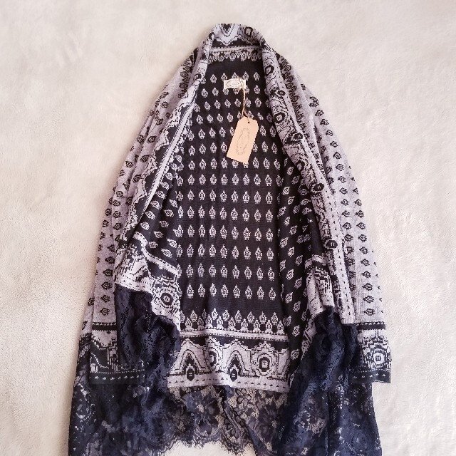 [cawaii] damask pattern knit cardigan