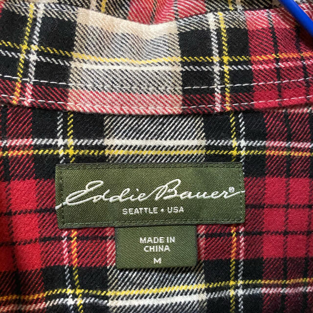 Eddie Bauer(エディーバウアー)のEddie Bauer エディーバウアー　メンズ　フランネルチェックシャツ メンズのトップス(シャツ)の商品写真