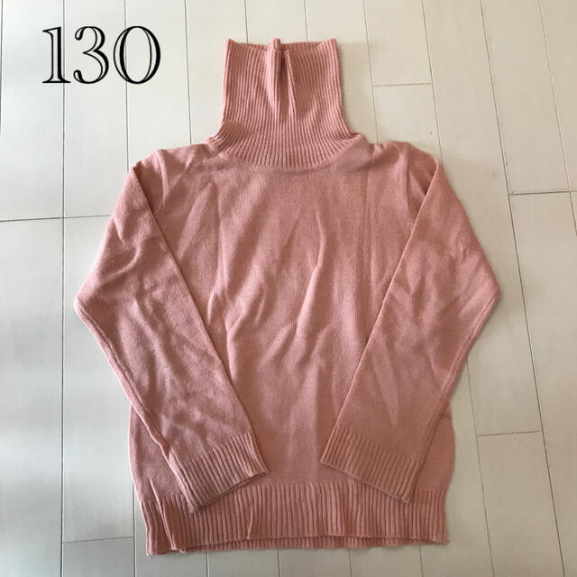 COMME CA ISM(コムサイズム)のピンク ニット キッズ/ベビー/マタニティのキッズ服女の子用(90cm~)(ニット)の商品写真