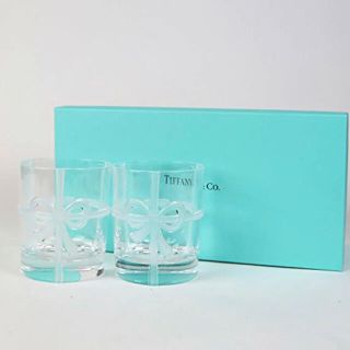 ティファニー(Tiffany & Co.)のティファニー　ボウグラス　ペア　新品未使用(グラス/カップ)