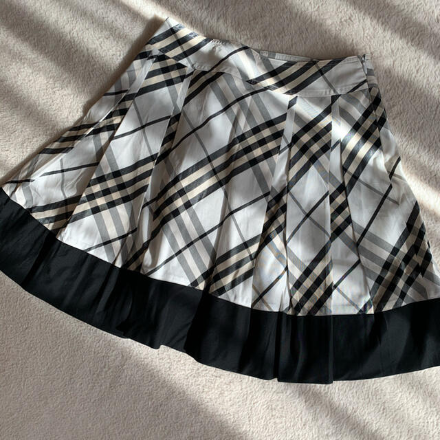 BURBERRY - 【美品】再値下げ中 バーバリー チェックスカート プリーツ