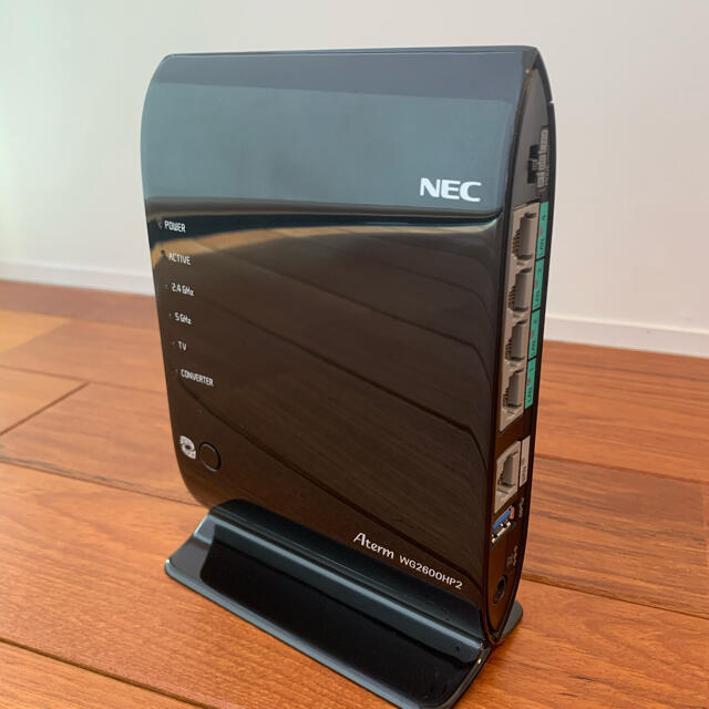 NEC(エヌイーシー)の“さなさん専用” NEC WiFiホームルーター Aterm WG2600HP スマホ/家電/カメラのスマホ/家電/カメラ その他(その他)の商品写真