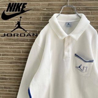 ナイキ(NIKE)のNIKE ナイキ　ジョーダン　襟付きスウェット　古着　刺繍ロゴ　JORDAN(スウェット)