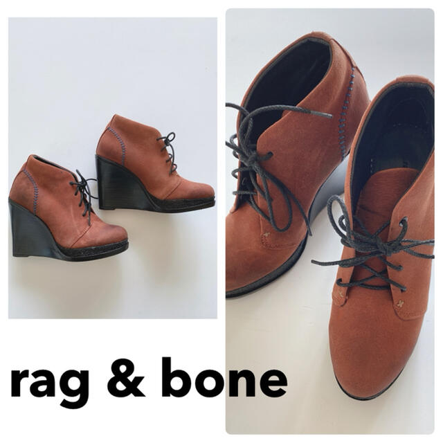 Rag & Bone(ラグアンドボーン)のrag & bone  ウェッジソールブーツ　サイズ36 レディースの靴/シューズ(ブーツ)の商品写真