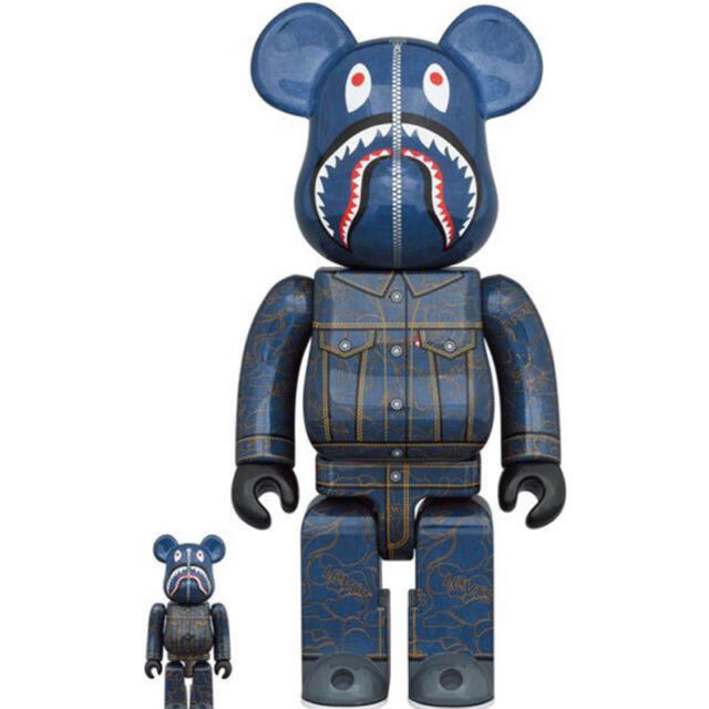 BE@RBRICK BAPE × Levi's 400%100%