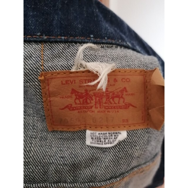 Levi's　デニム　デニムジャケット メンズのジャケット/アウター(Gジャン/デニムジャケット)の商品写真