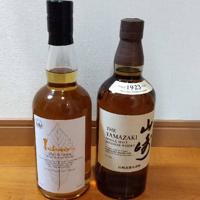 独特な 【送料無料】 山崎ﾉﾝｳﾞｨﾝﾃｰｼﾞ、ｲﾁﾛｰｽﾞ·ﾓﾙﾄ&ｸﾞﾚｰﾝﾎﾜｲﾄﾗﾍﾞﾙｾｯﾄ ウイスキー
