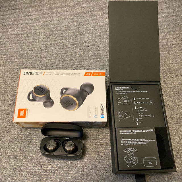 JBL LIVE 300 TWS Bluetooth ワイヤレスイヤホン　黒