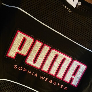 プーマ(PUMA)のPUMA プーマ SOPHIA webster 黒メッシュロンT/長袖Tシャツ(Tシャツ(長袖/七分))