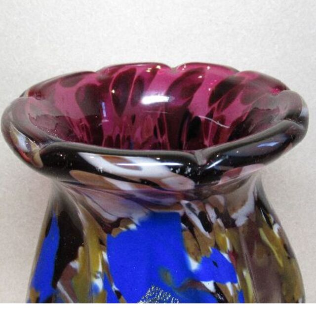 花瓶　ガラス　インテリア　置き物 インテリア/住まい/日用品のインテリア小物(花瓶)の商品写真