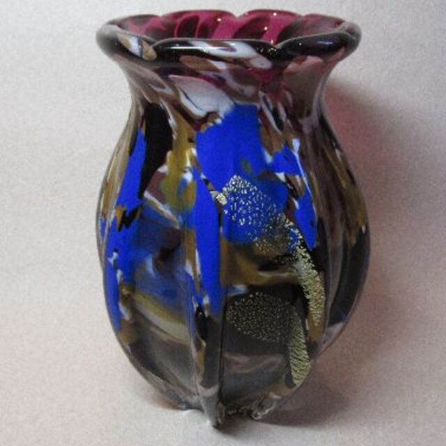 花瓶　ガラス　インテリア　置き物 インテリア/住まい/日用品のインテリア小物(花瓶)の商品写真
