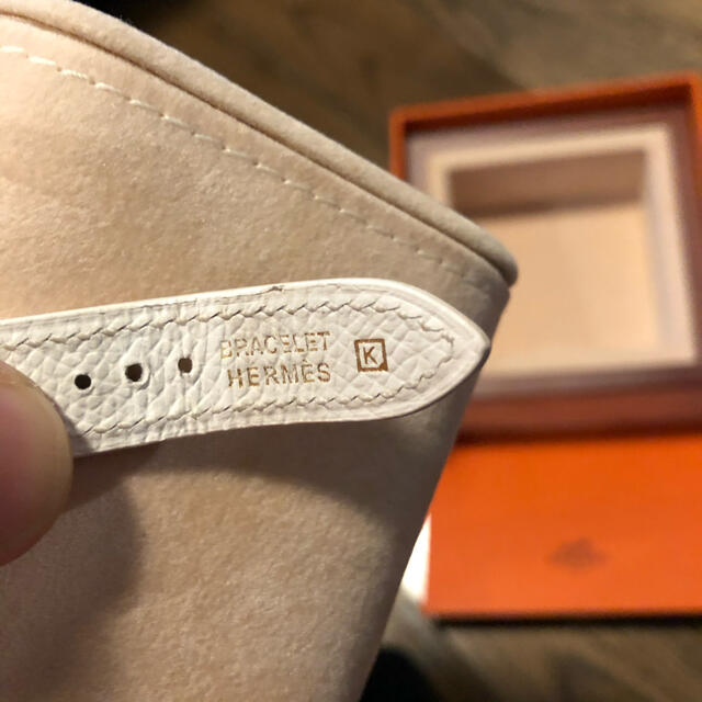 Hermes(エルメス)のHermes 腕時計　ドゥブルトゥール　ホワイトレザー レディースのファッション小物(腕時計)の商品写真