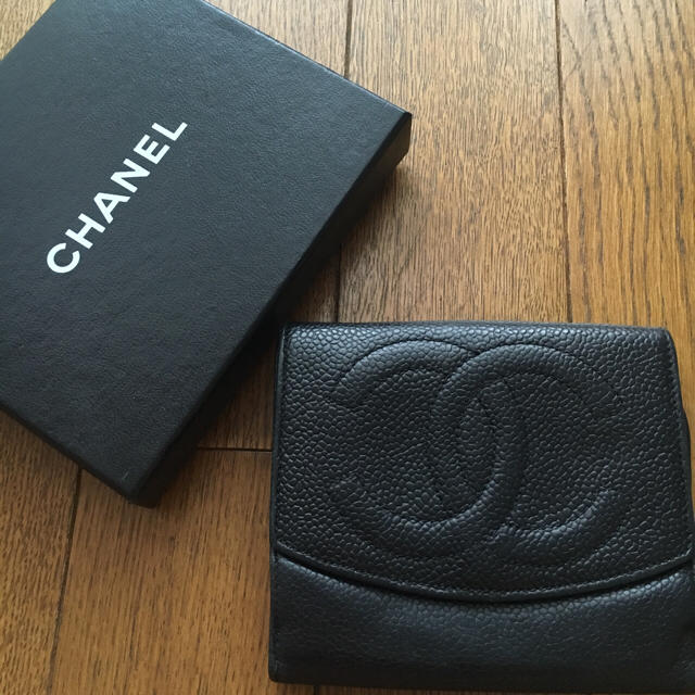 CHANEL(シャネル)の正規 シャネル キャビアスキン ココ レディースのファッション小物(財布)の商品写真