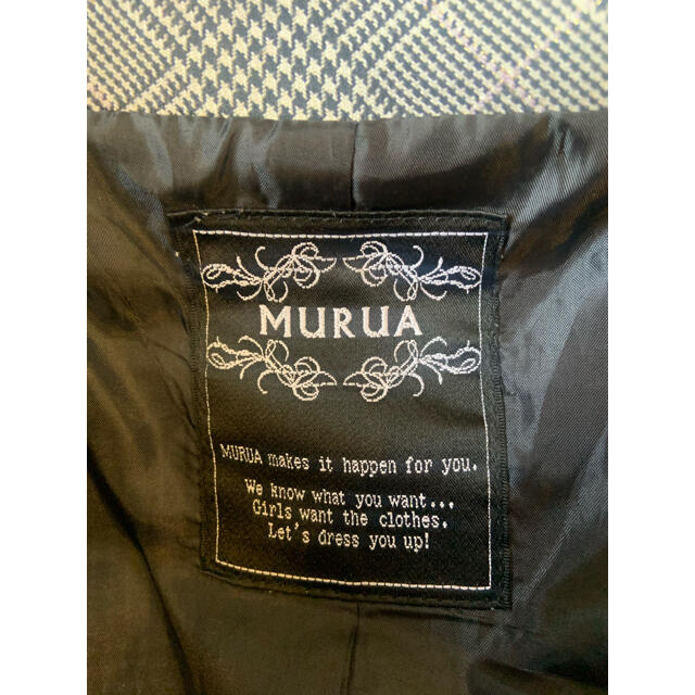 MURUA(ムルーア)のMURUA グレンチェック ジャケット レディースのジャケット/アウター(テーラードジャケット)の商品写真