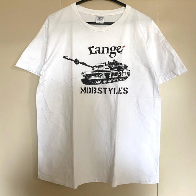 MOBSTYLES x range コラボTシャツ 白 エンタメ/ホビーのタレントグッズ(ミュージシャン)の商品写真