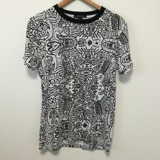 フォーエバートゥエンティーワン(FOREVER 21)の21MENフォーエバー 総柄TシャツS(Tシャツ/カットソー(半袖/袖なし))