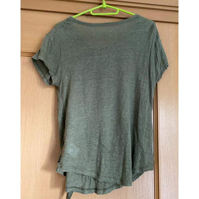 GAP(ギャップ)のGAP リネンTシャツ　レディース レディースのトップス(Tシャツ(半袖/袖なし))の商品写真