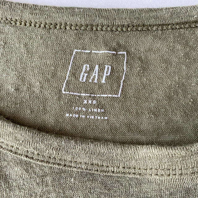 GAP(ギャップ)のGAP リネンTシャツ　レディース レディースのトップス(Tシャツ(半袖/袖なし))の商品写真