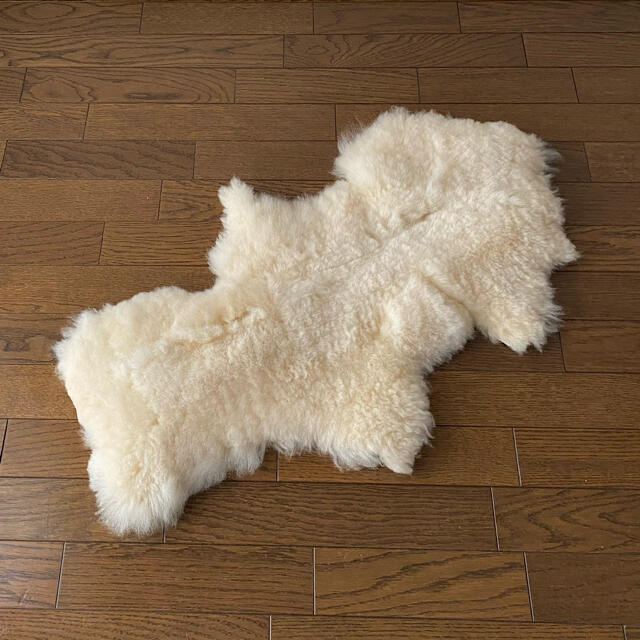 handmade mouton rug（ムートンラグ/シャギーラグ）