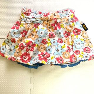 みんみん様専用　花柄 キュロット スカートその他3点セット(スカート)