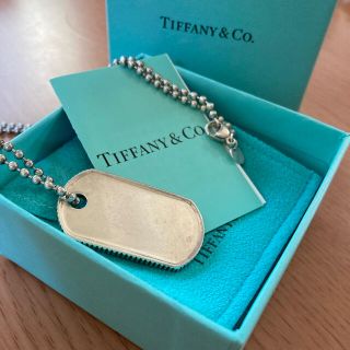 ティファニー(Tiffany & Co.)のティファニー Tiffany ネックレス　ドッグタグ　ヴィンテージ　チェーン(ネックレス)