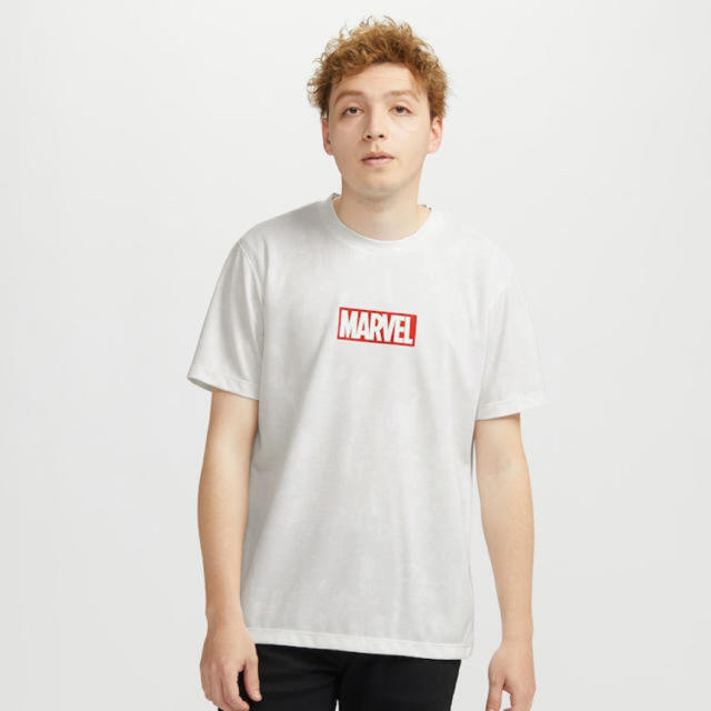 新品 ユニクロ ドライEX マーベル クルーネック Tシャツ Sサイズ メンズのトップス(Tシャツ/カットソー(半袖/袖なし))の商品写真