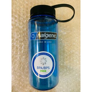 ナルゲン(Nalgene)のナルゲン　ワイドマウスボトル 500ml  ブルー　新品未使用(登山用品)