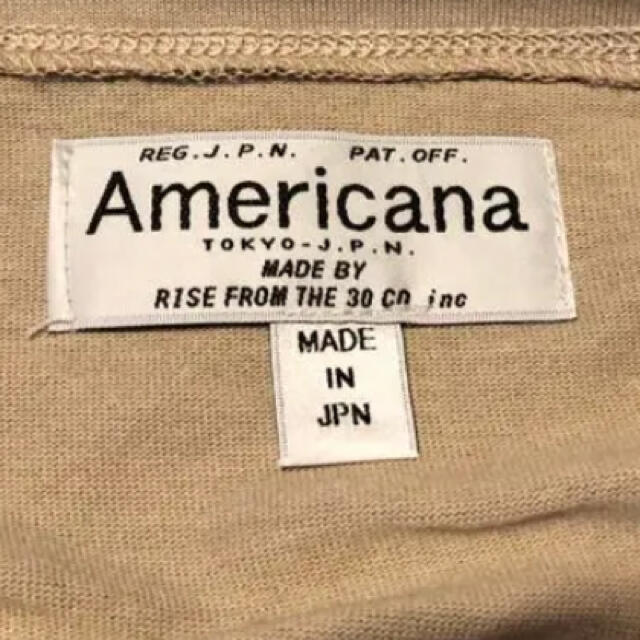 Americana バッグロングシャツ