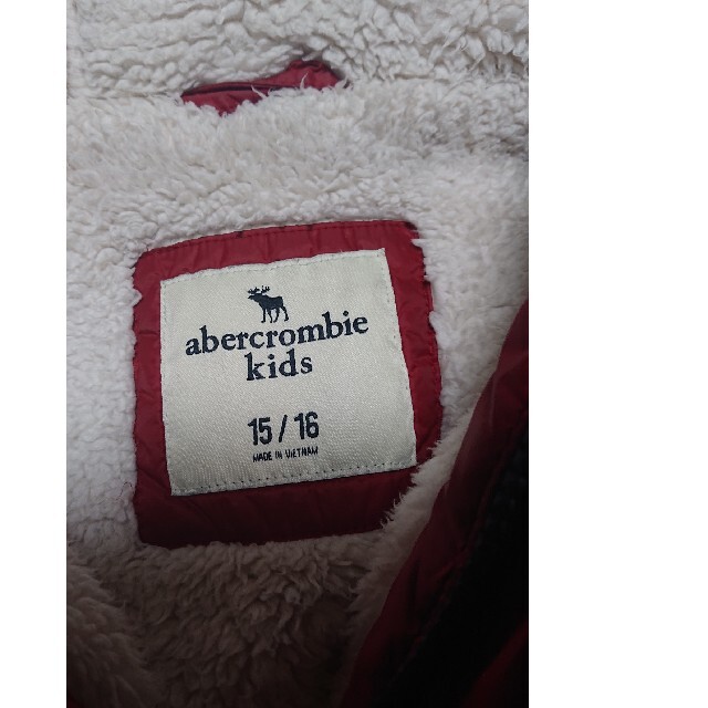 Abercrombie&Fitch(アバクロンビーアンドフィッチ)のアバクロキッズ ダウンジャケット キッズ/ベビー/マタニティのキッズ服女の子用(90cm~)(ジャケット/上着)の商品写真