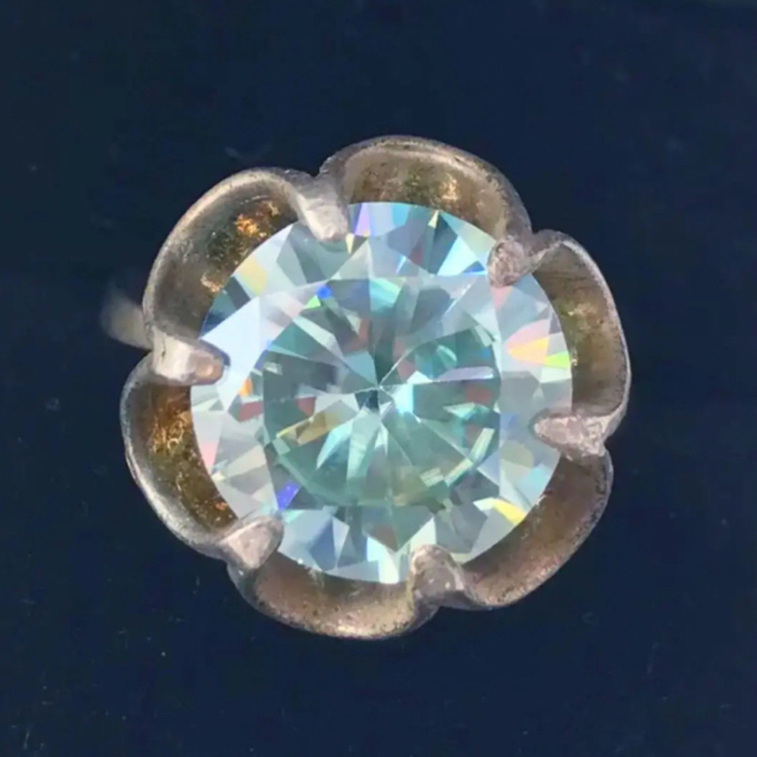 新品ルース 4ct アイスミントグリーンチタニアダイヤリング 合成 新品ルース 4ct アイスミントグリーンチタニアダイヤリング 合成