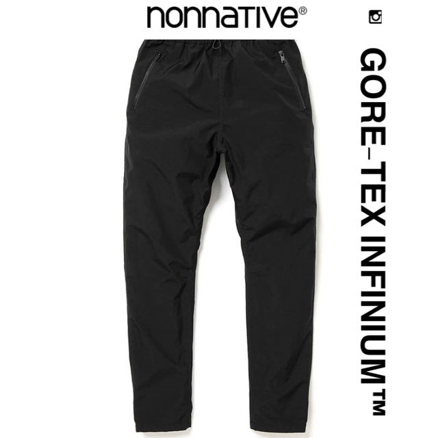 nonnative ノンネイティブ 日本製 SOLDIER EASY PANTS POLY TAFFETA WITH GORE-TEX INFINIUM ゴアテックスインフィニアム ミリタリーイージーパンツ NN-P3833 2 BLACK ボトムス【nonnative】