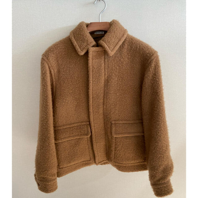 オーラリー BABY CAMEL BRUSHED MELTON BLOUSON