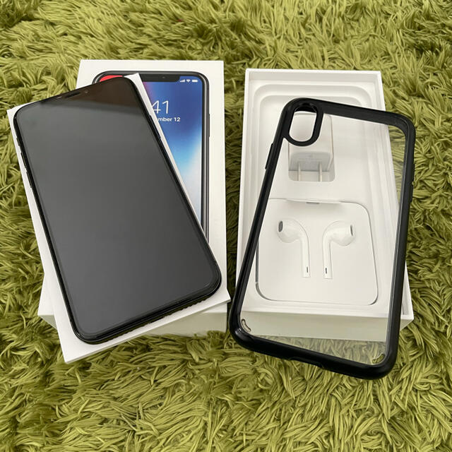 【美品】iPhone X 256GB SIMフリー　Space Gray