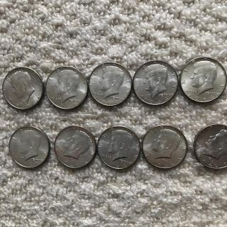 1964 アメリカケネディ50セント銀貨  未使用(貨幣)