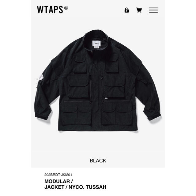 W)taps - WTAPS 20AW MODULAR JACKET 黒 L 新品未使用 未試着の通販 by ...