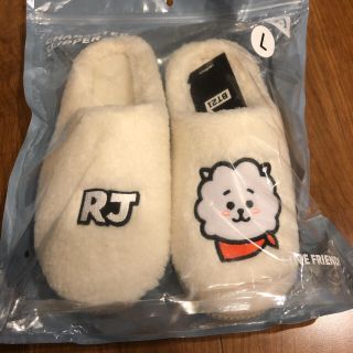 ボウダンショウネンダン(防弾少年団(BTS))のBTS BT21 RJ ボアスリッパ　アベイル　スリッパ Lサイズ(スリッパ/ルームシューズ)