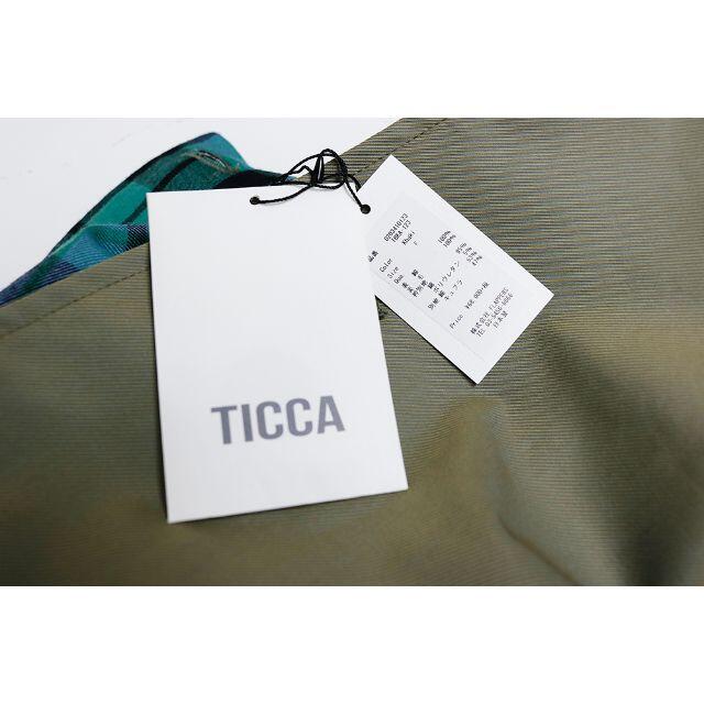 TICCA ティッカ リバーシブルステンカラーショートコート TICCA ティッカ リバーシブルステンカラーショートコート