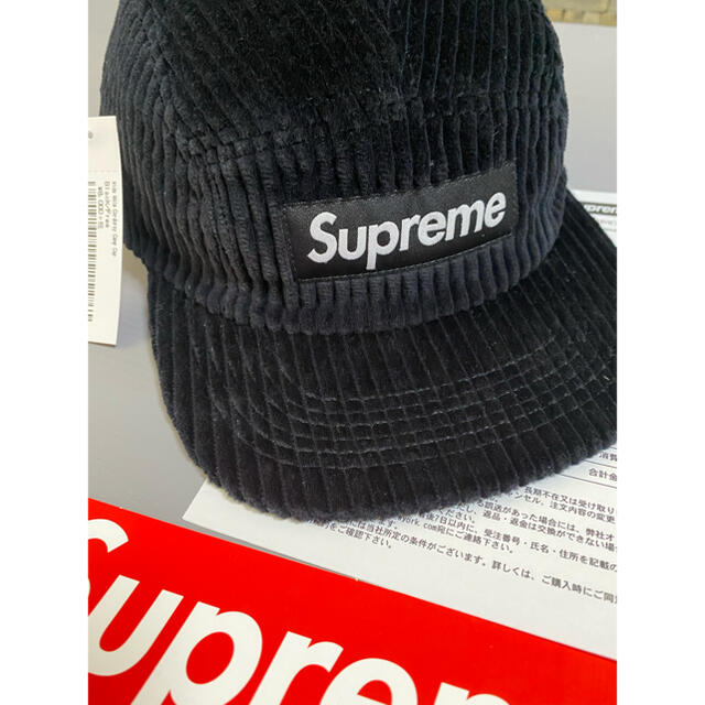 supreme wide wale corduroy camp cap 20ss