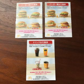 マクドナルド　株主優待券(フード/ドリンク券)