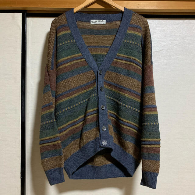 England製 80's Jack Taylor Knit Cardigan